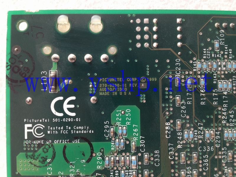 上海源深科技 Shanghai   PICTURETEL PCI Audio/Video Interface Card 270-0290-01 REV A 501-0290-01 高清图片