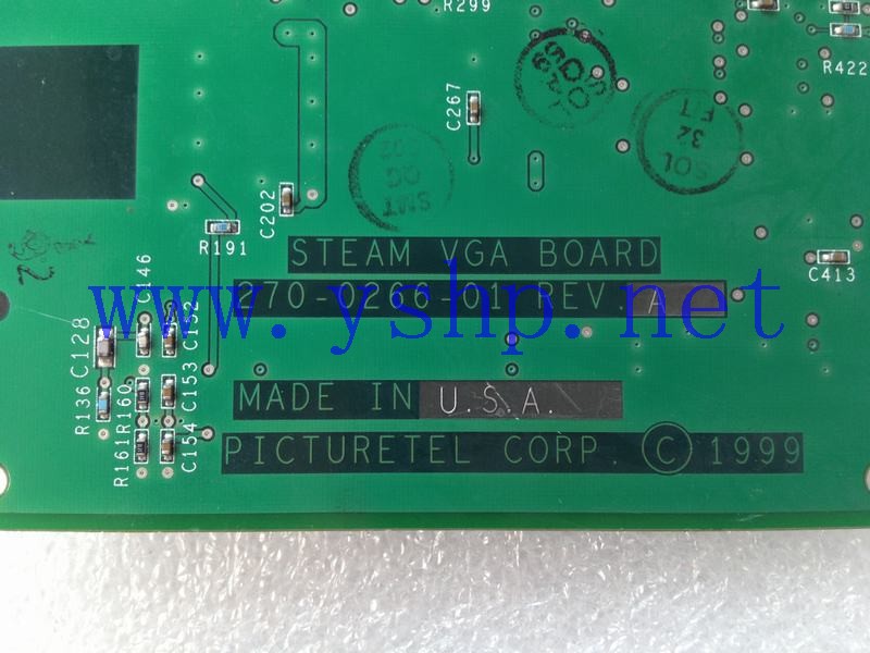 上海源深科技 Shanghai   PICTURETEL 501-0266-01 STEAM VGA BOARD 270-0266-01 高清图片