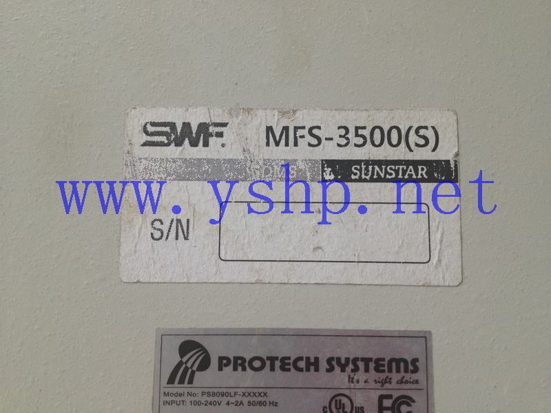 上海源深科技 Shanghai   Industrial Equipment  Industrial computer PROTECH SYSTEMS MFS-3500(S) PS8090LF-XXXXX 高清图片