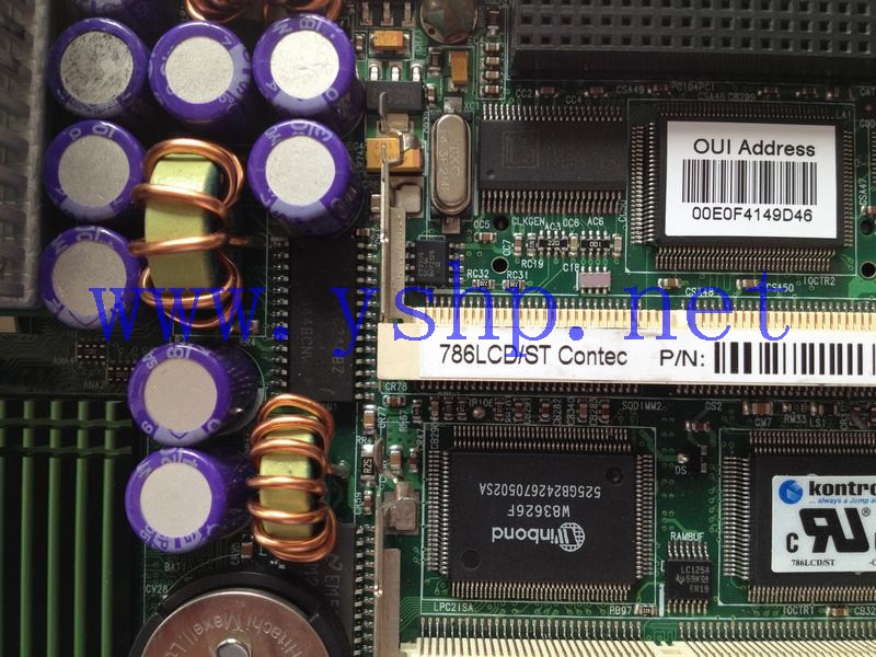 上海源深科技 Industrial Equipment  Industrial  computer mainboard   Kontron 20100110B 786LCD/ST Contec 高清图片