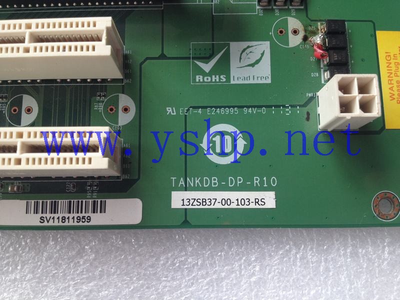 上海源深科技 Shanghai   IEI Industrial computer Industrial Equipment  backplane  TANKDB-DP-R10 13ZSB37-00-103-RS 高清图片