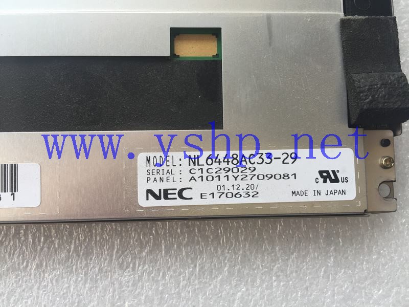 上海源深科技 Shanghai   NEC  Industrial LCD screen   NL6448AC33-29 A1011Y2709081 高清图片