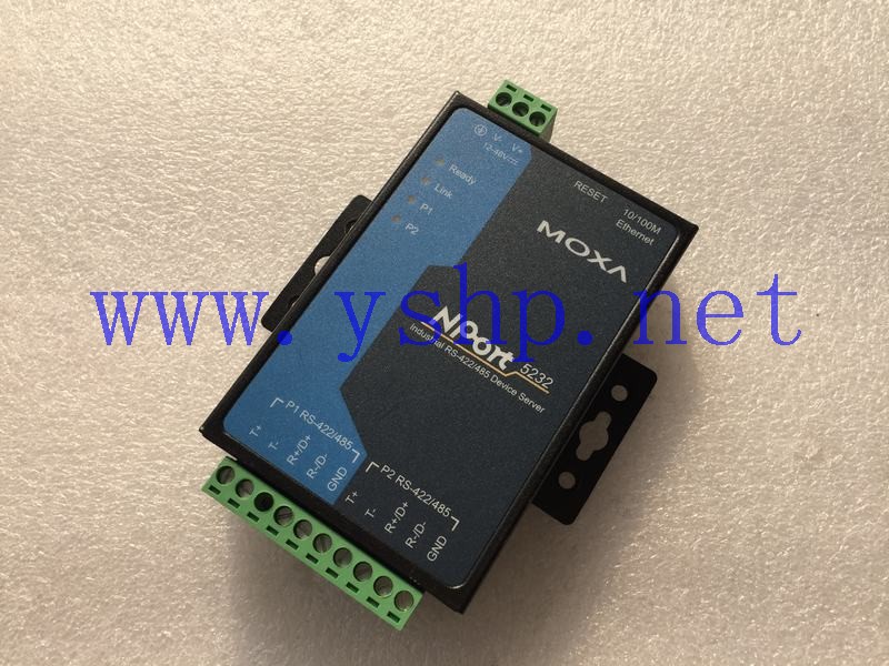 上海源深科技 Shanghai   摩莎 MOXA NPort 5232 2口RS422/485设备联网 Server 高清图片