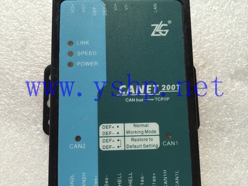 上海源深科技 Shanghai   ZLG 致远 CANET-200T 以太网转CAN modules CAN转以太网 高清图片