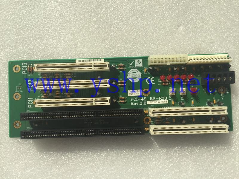 上海源深科技 Shanghai   IEI Industrial backplane PCI-4S-RS-R30 REV 3.0 高清图片