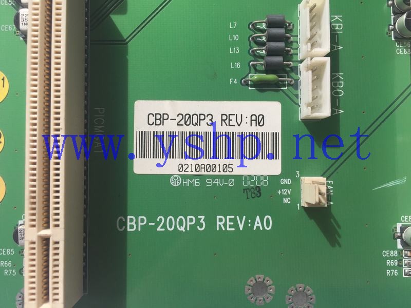 上海源深科技 Shanghai    Industrial 母板 backplane  8*ISA 12*PCI CBP-20QP3 REV.A0 高清图片