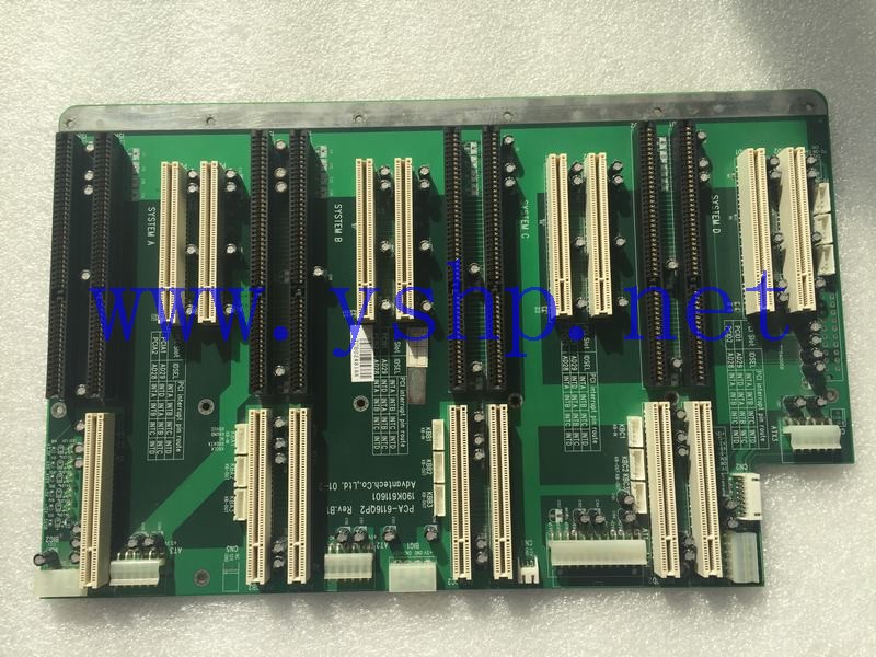 上海源深科技 Shanghai   Advantech Industrial computer母板 Industrial backplane ISA*8 PCI*8 PCA-6116QP2 REV.B1 高清图片