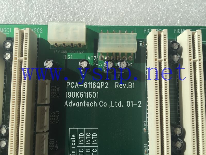 上海源深科技 Shanghai   Advantech Industrial computer母板 Industrial backplane ISA*8 PCI*8 PCA-6116QP2 REV.B1 高清图片