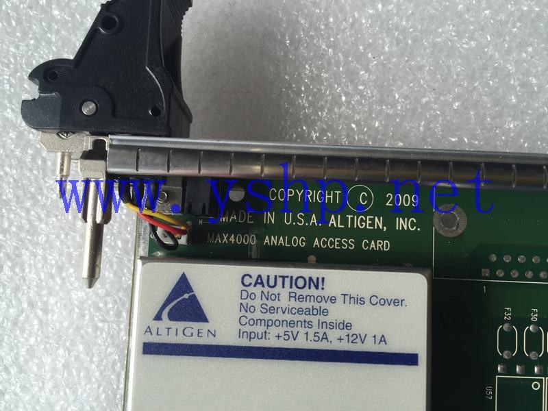 上海源深科技 ALTIGEN MAX4000 ANALOG ACCESS CARD AL011812-10V4X4-002 1603-0404 REV A1 ALTI-V0404 VISION 4X4 高清图片