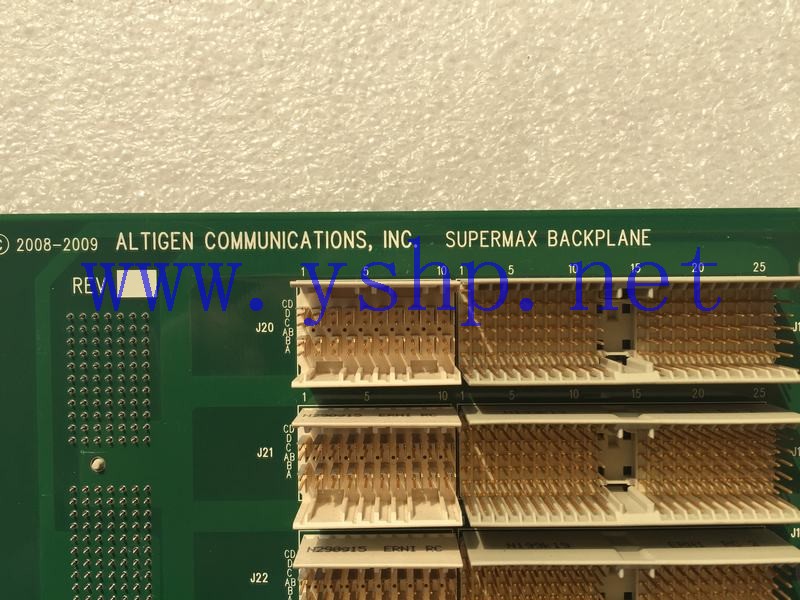 上海源深科技 ALTIGEN MAX4000 SUPERMAX BACKPLANE 2600-0001 REV A2 高清图片