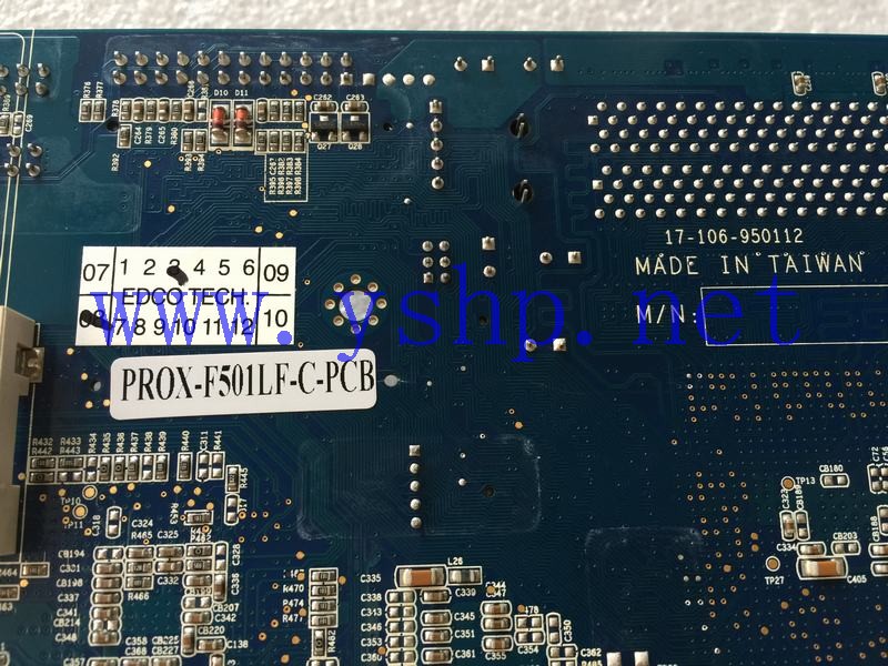 上海源深科技 Shanghai   Industrial Equipment  Industrial computer mainboard Protech  PROX-F501LF-C-PCB 17-106-950112 高清图片