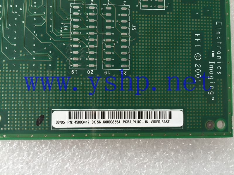 上海源深科技 Shanghai   EFI Electronics Imaging 45003417 I PCBA Plug in Video Card  高清图片