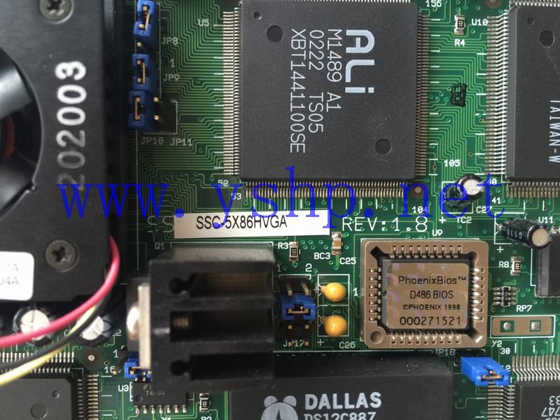 上海源深科技 Shanghai   Industrial computer Industrial Equipment mainboard SSC-5X86HVGA REV 1.8 高清图片