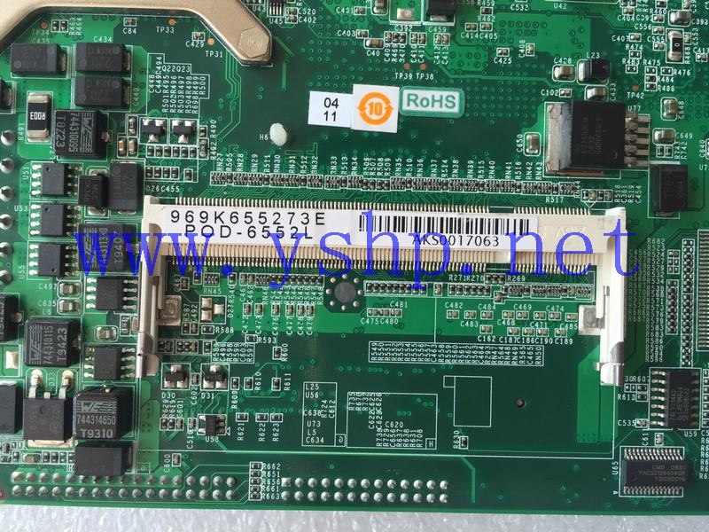 上海源深科技 Shanghai   AdvantechIndustrial  computer mainboard   POD-6552 REV.A2 19AK655205 POD-6552L 高清图片