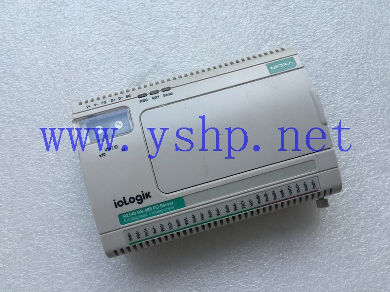 上海源深科技 MOXA ioLogik R2140 RS-485 IO Server 8 Analog input 2 Analog output 高清图片