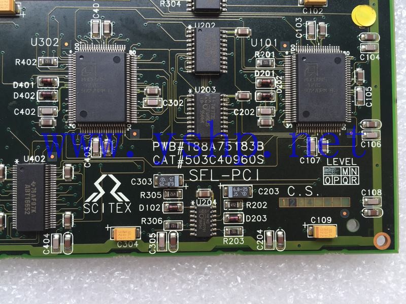 上海源深科技 SCITEX SFL-PCI PWB#188A75183B CAT#503C40960S  高清图片