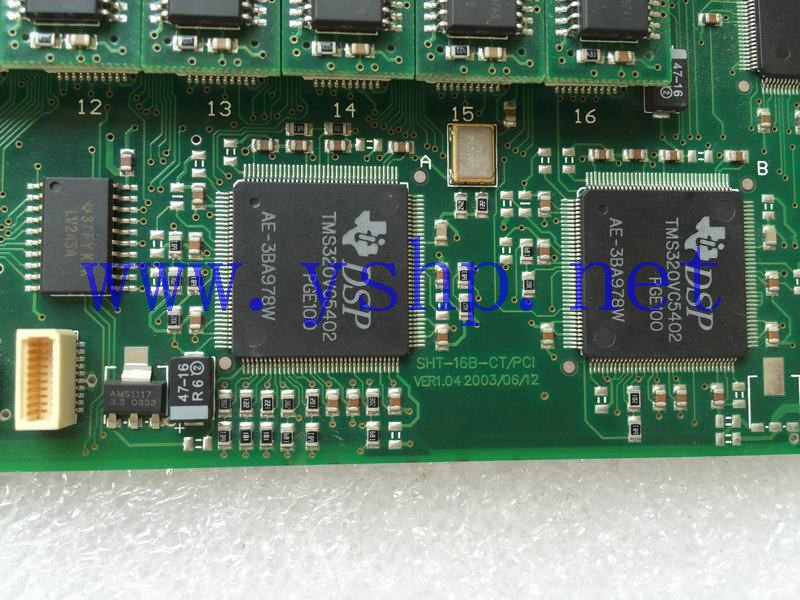 上海源深科技 Shanghai    Synway Voice card  SHT-16B-CT/PCI 满配TrunkMKB modules 高清图片