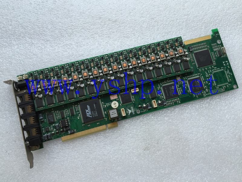 上海源深科技 Shanghai    Synway Voice card  SHT-16B-CT/PCI 满配TrunkMKB modules 高清图片