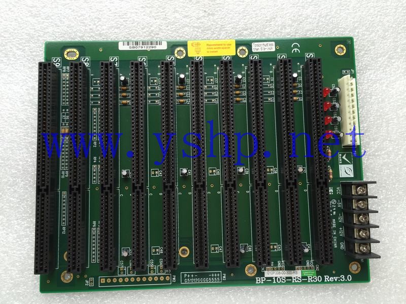 上海源深科技 Shanghai   IEIIndustrial Equipment  Industrial computer backplane  BP-10S-RS-R30 REV 3.0 高清图片