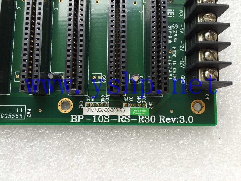 上海源深科技 Shanghai   IEIIndustrial Equipment  Industrial computer backplane  BP-10S-RS-R30 REV 3.0 高清图片