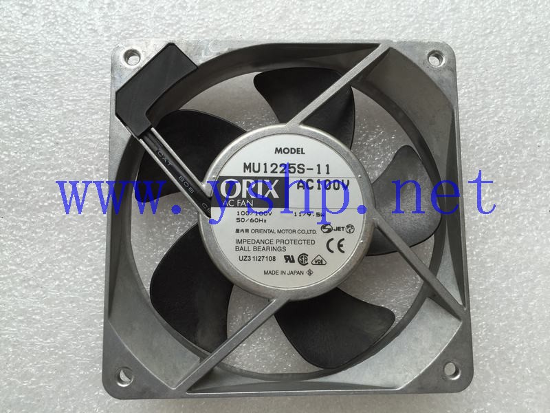 上海源深科技 Shanghai   Industrial Equipment  Industrial computer专用 Fan   ORIX MU1225S-11 AC100V 高清图片