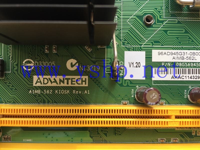 上海源深科技 Shanghai   AdvantechIndustrial  computer mainboard   AIMB-562-KIOSK REV A1 AIMB-562L 高清图片