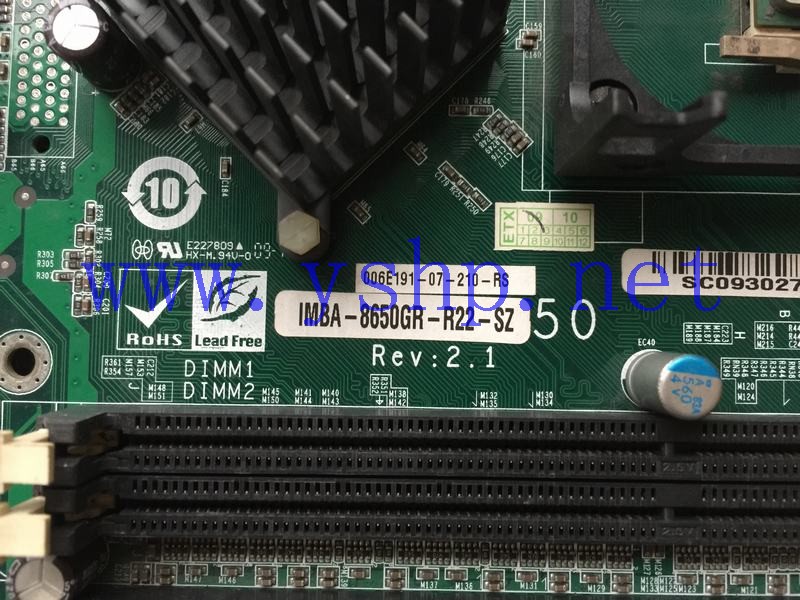 上海源深科技 威达电mainboard IMBA-8650GR-R22-SZ REV 2.1 006E191-07-210-RS 高清图片