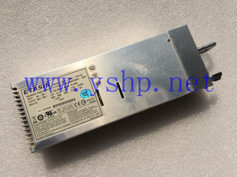 上海源深科技 ETASIS 忆泰兴 EFRP-463 460W冗余 Hot Swap Power Supply  高清图片