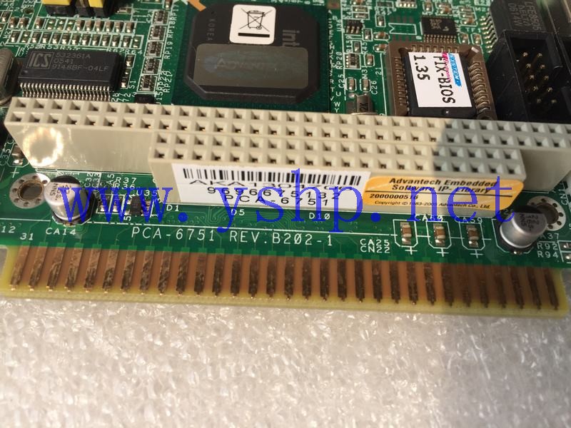 上海源深科技 Industrial Equipment  Industrial  computer mainboard   PCA-6751 REV.B2 PCA-6751-F0B2 FIX-BIOS 1.35 高清图片