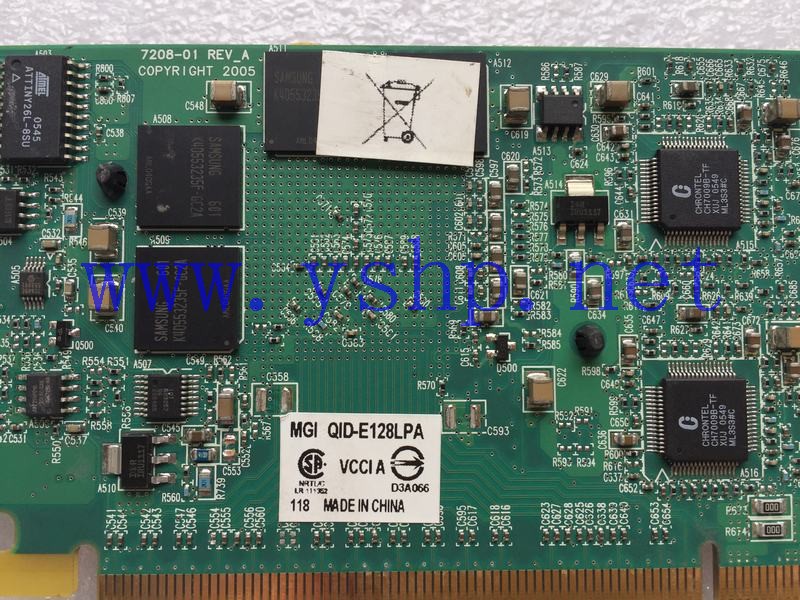 上海源深科技 Matrox Graphics Card   MGI QID-E128LPA 7208-01 REV_A 高清图片