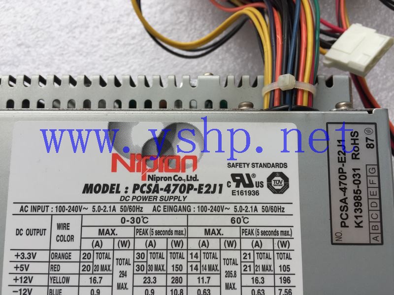 上海源深科技 NIPRON Industrial Equipment   Industrial 级 Power Supply   PCSA-470P-E2J1 高清图片