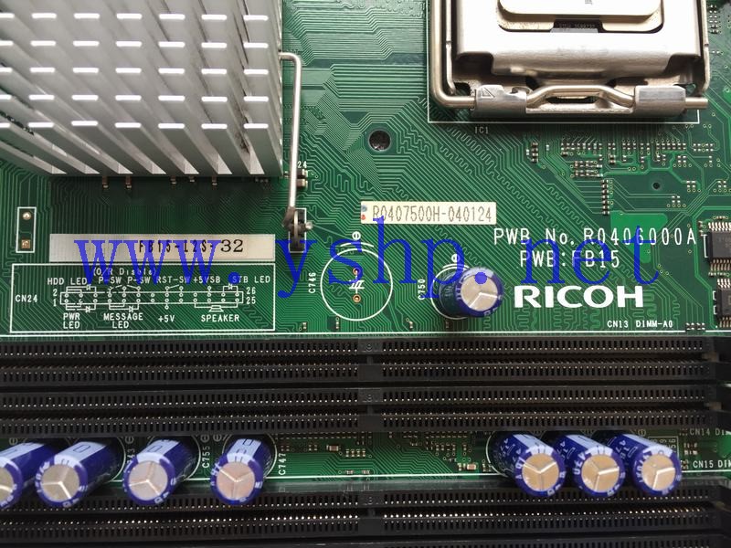 上海源深科技 RICOH Industrial Equipment  Industrial  computer mainboard   FB15-L2S-32 R0406000A R0407500H-040124 高清图片