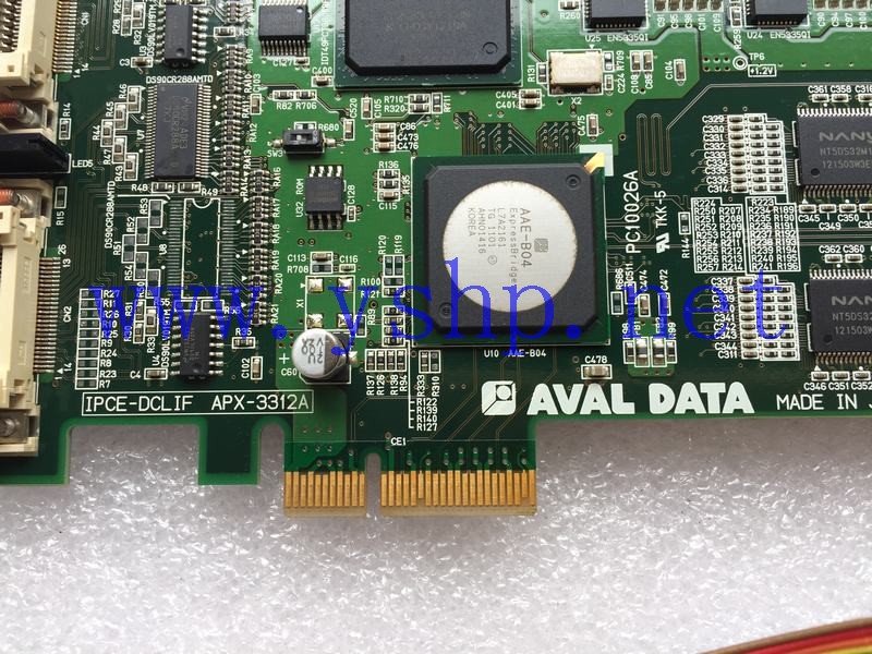 上海源深科技 AVAL DATA IPCE-DCLIF APX-3312A PC10026A  Data   Capture Card  高清图片