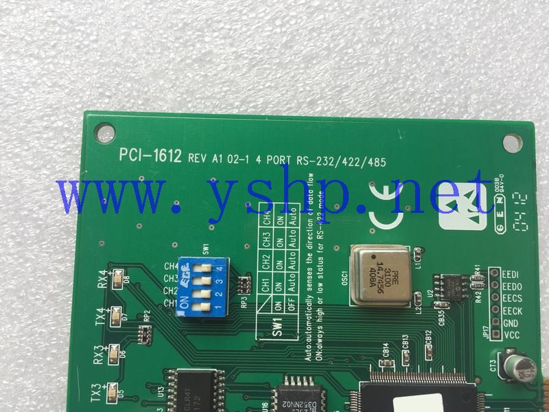 上海源深科技 Advantech Capture Card  PCI-1612 REV A1 02-1 4 PORT RS-232/422/485 高清图片