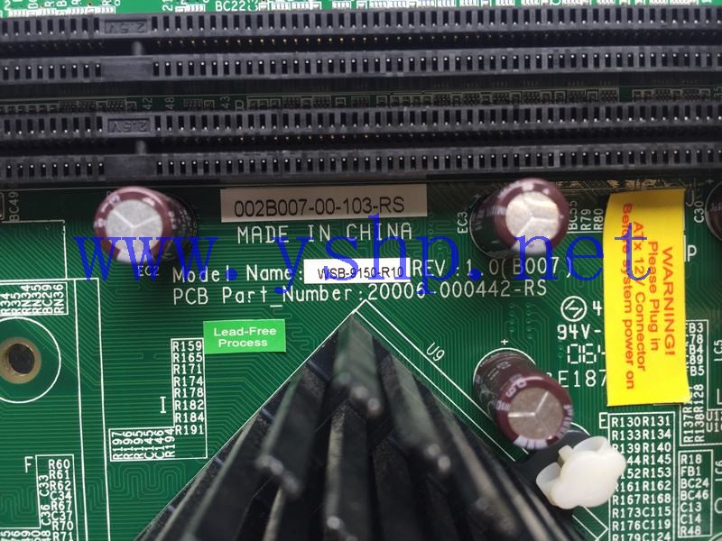 上海源深科技 IEI威达Industrial  computer mainboard   WSB-9150-R10 REV 1.0 20006-000442-RS 高清图片