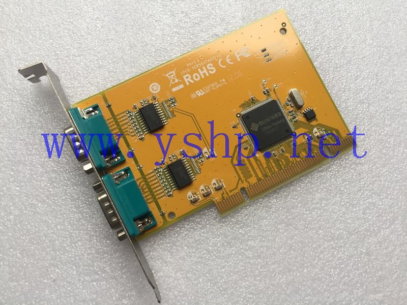 上海源深科技 PCI dual port  Serial card  SER5037A 1PCB-SER5037AXX110 VER 1.1 高清图片