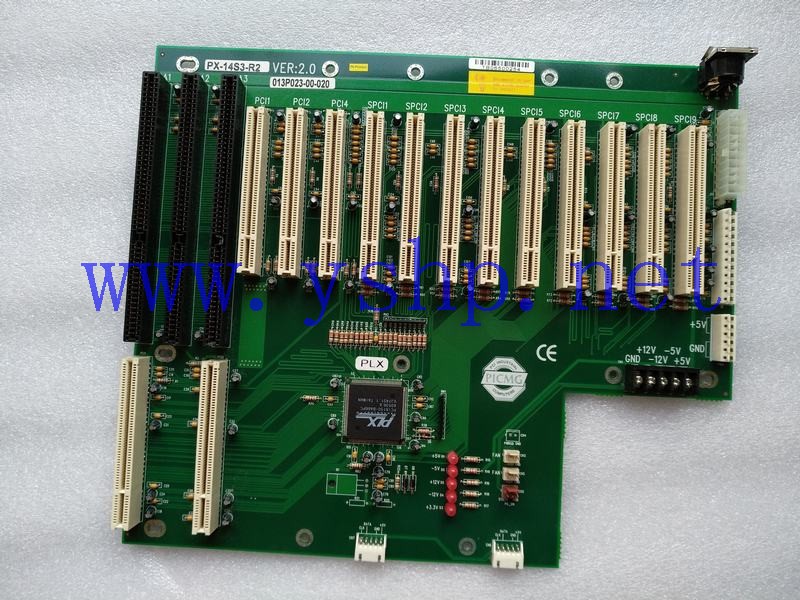 上海源深科技 IEIIndustrial computer backplane  12个PCI插槽 PX-14S3-R2 REV 2.0 013P023-00-020 高清图片