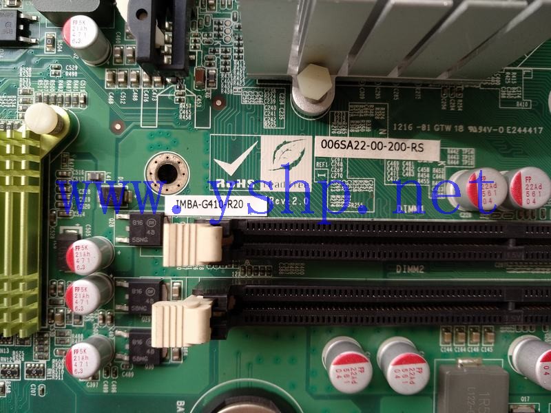 上海源深科技 IEIIndustrial Equipment Industrial  computer mainboard   IMBA-G410-R20 REV 2.0 006SA22-00-200-RS 高清图片