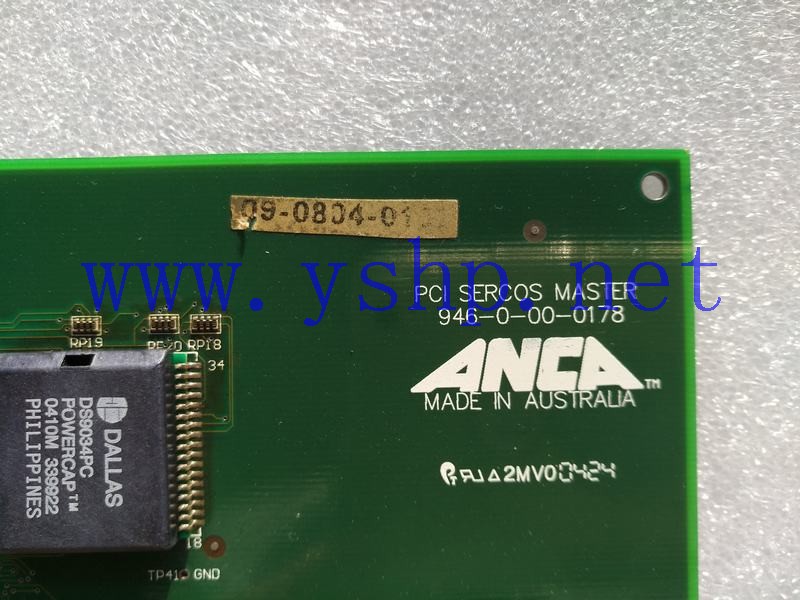 上海源深科技 ANCA PCI SERCOS MASTER board 946-0-00-0178 09-0804-013 高清图片