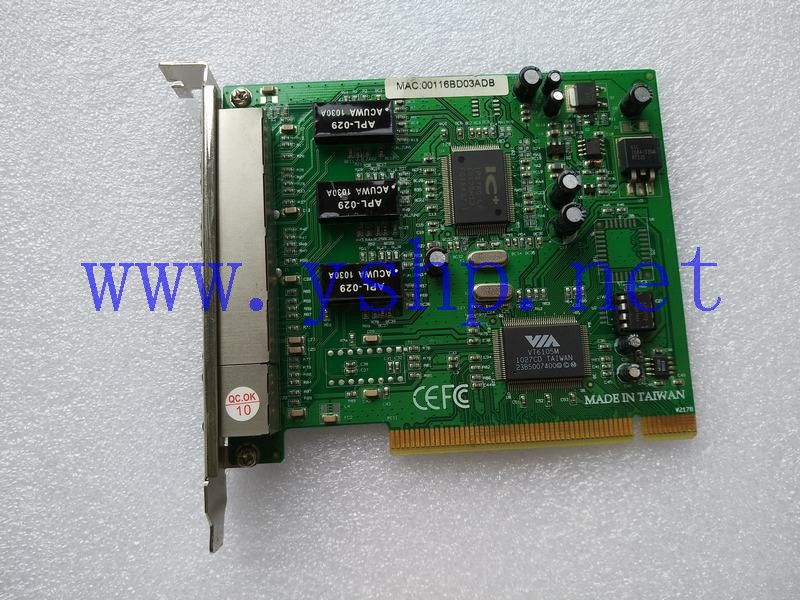 上海源深科技 Level One Network Adapter Card FNC-0600TXM 5-port L2 SNMP Switch Card 高清图片