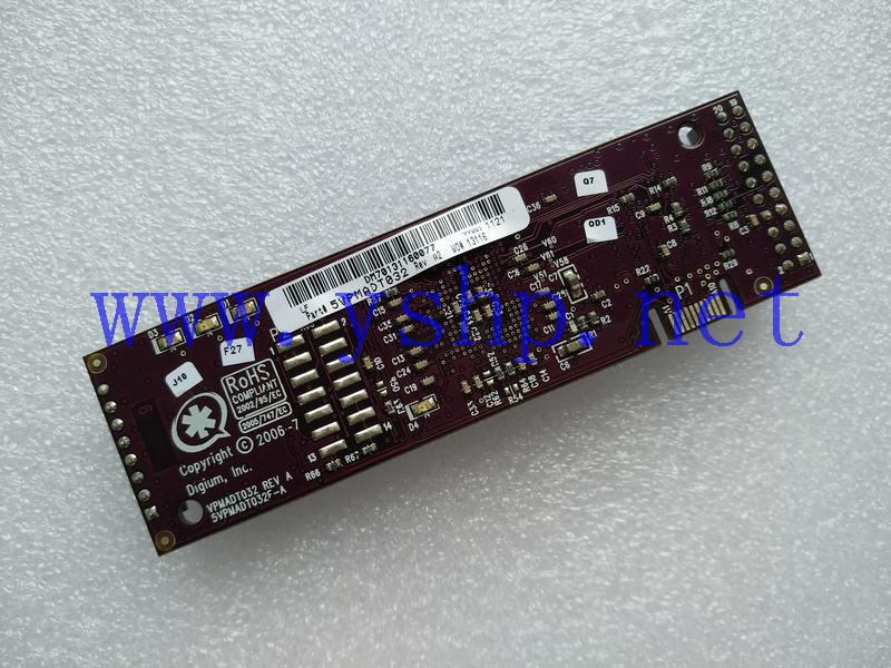 上海源深科技 DIGIUM VPMADT032 REV A 5VPMADT032F-A Echo Cancellation Module  高清图片