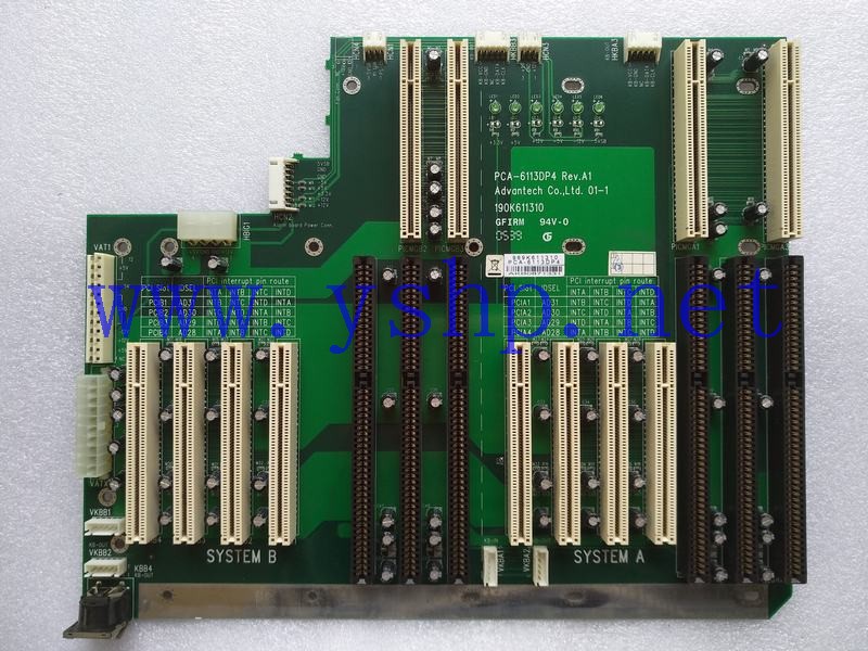 上海源深科技 AdvantechIndustrial computer backplane  PCA-6113DP4 REV.A1 190K611310 高清图片