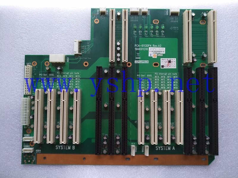 上海源深科技 AdvantechIndustrial computer backplane  PCA-6113DP4 REV.A2 19AK611310 高清图片