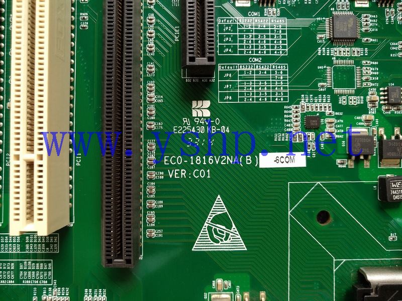 上海源深科技  EVOC Industrial   computer mainboard   EVOC EC0-1816V2NA(B)-6COM VER C01 高清图片