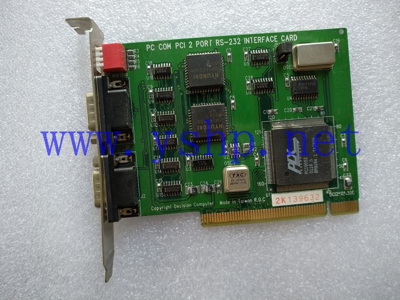 上海源深科技 Decision Computer DCI2K01130C PC COM PCI 2 PORT RS-232 INTERFACE CARD 高清图片