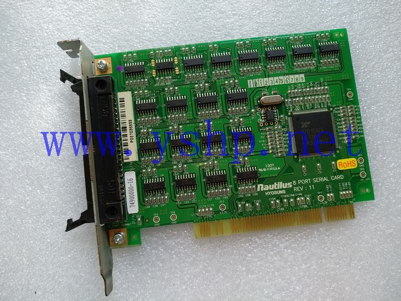 上海源深科技 HYOSUNG Nautilus 8 PORT SERIAL CARD REV 11 高清图片