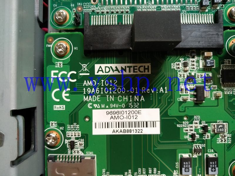 上海源深科技  Advantech Industrial  computer扩展输出板 AMO-I012 19A6I01200-01 REV A1 高清图片