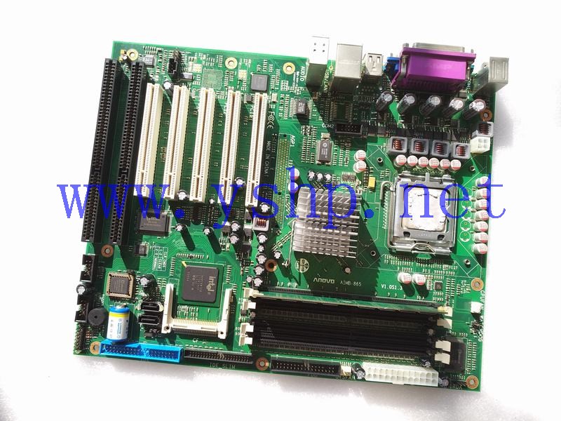 上海源深科技 ANOVOmainboard AIMB-865 V1.OS1.3 2*ISA 5*PCI 无AGP插槽 高清图片