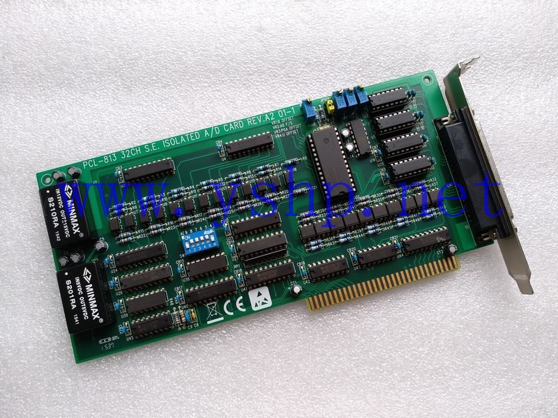 上海源深科技 PCL-813B 32-CH AI CARD PCL-813 32CH S.E. ISOLATED A D CARD REV.A1 01-1 高清图片