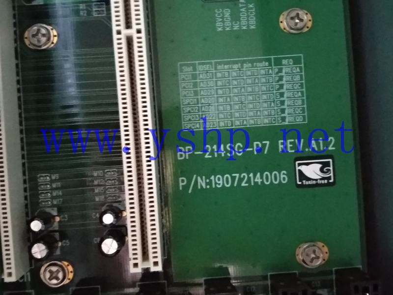 上海源深科技 Industrial computer backplane  BP-214SG-P7 REV.A1.2 1907214006 高清图片